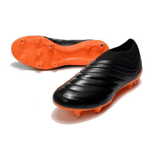 fodboldstøvler til mænd Adidas Copa 20+ FGAG Sort - Orange_5.jpg